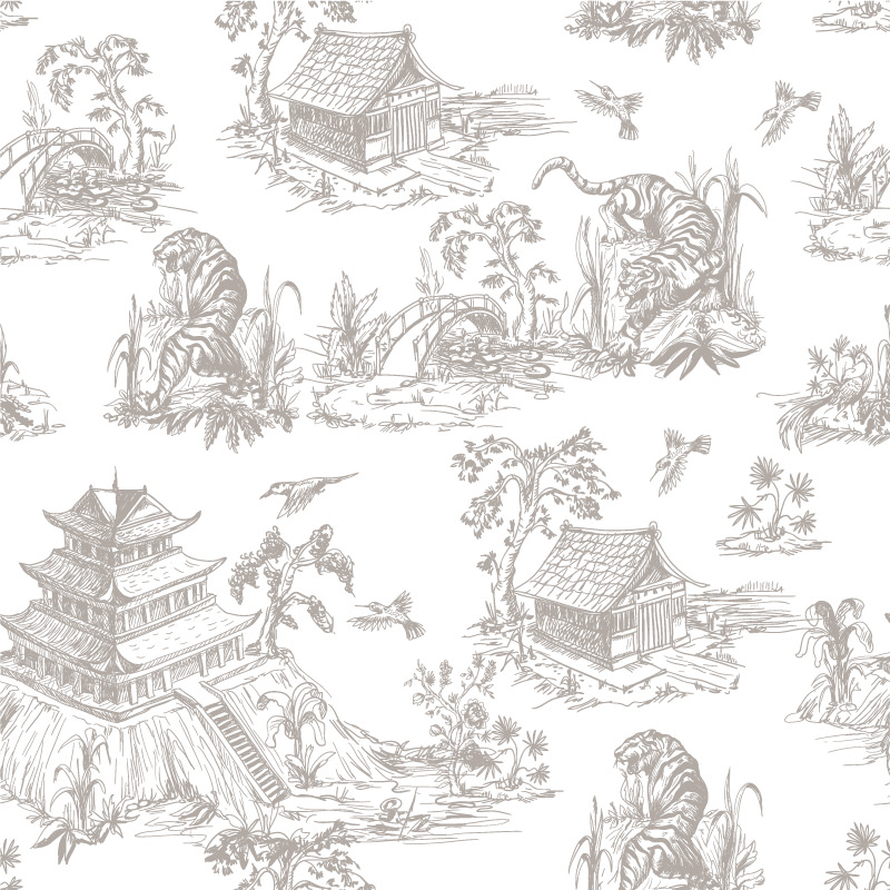 Chiński szary wzór