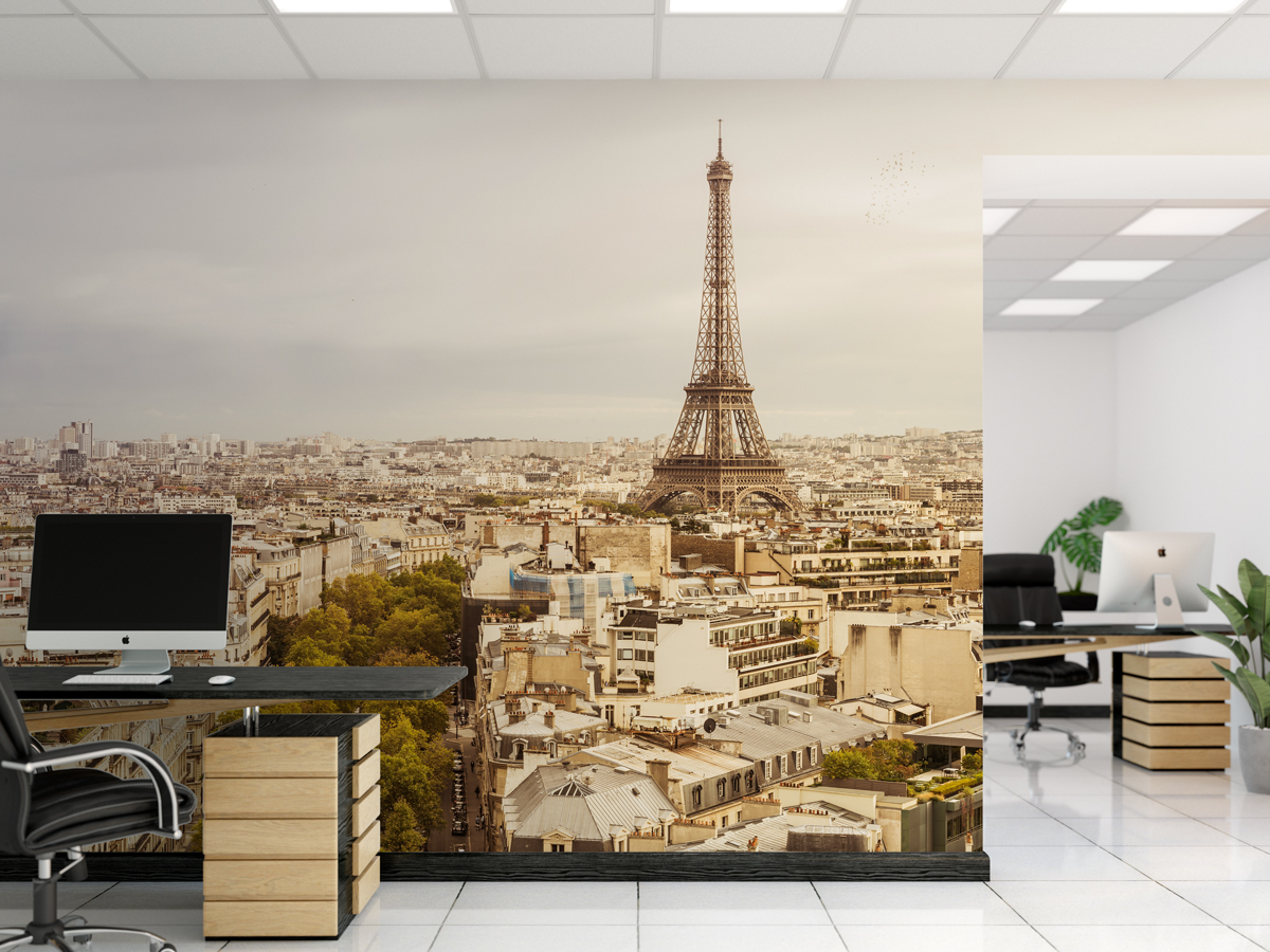 Fototapeta - Panorama Paryża - fototapeta.shop