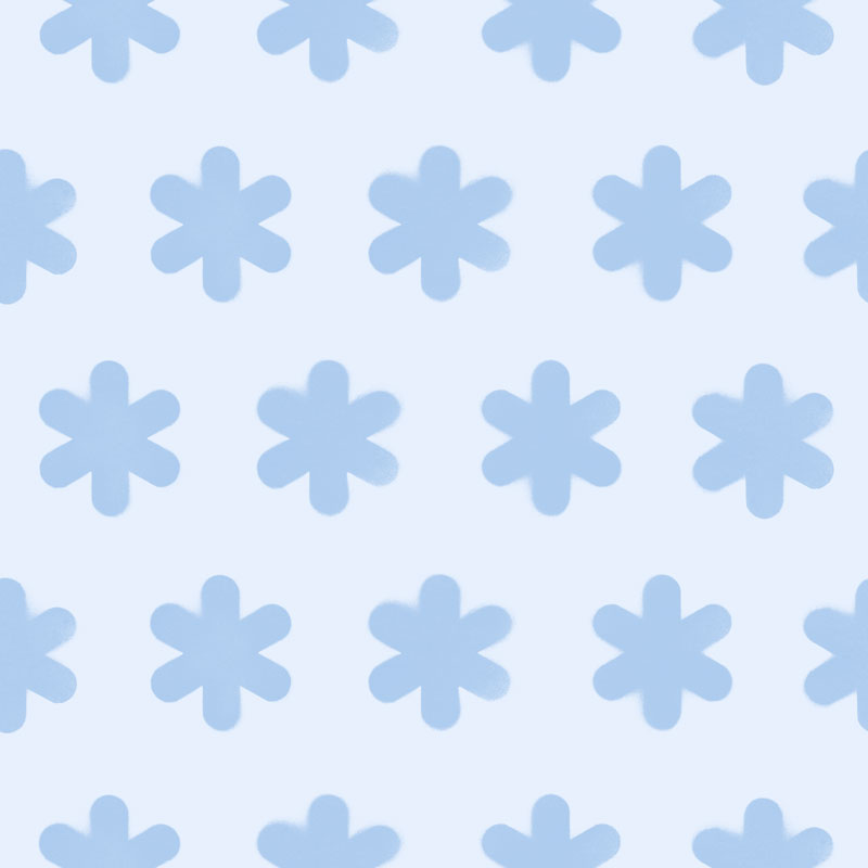 Bladoniebieskie kwiatuszki