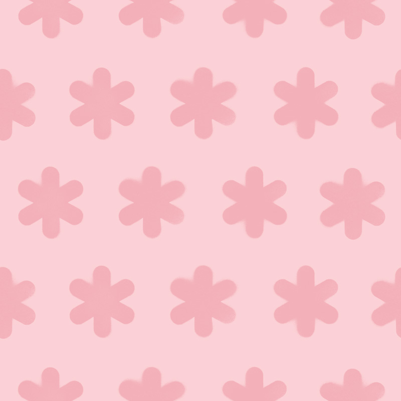 Pastelowe, różowe kwiatki