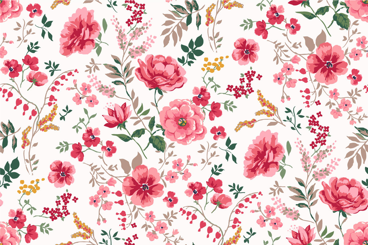 Kwiaty w żywych barwach