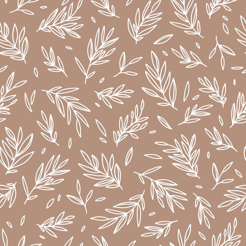 Beżowe listki i gałązki