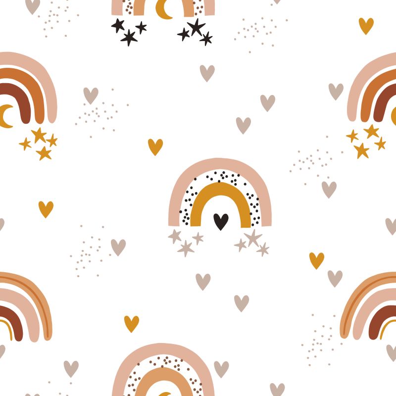 Tęcze, gwiazdki i serduszka