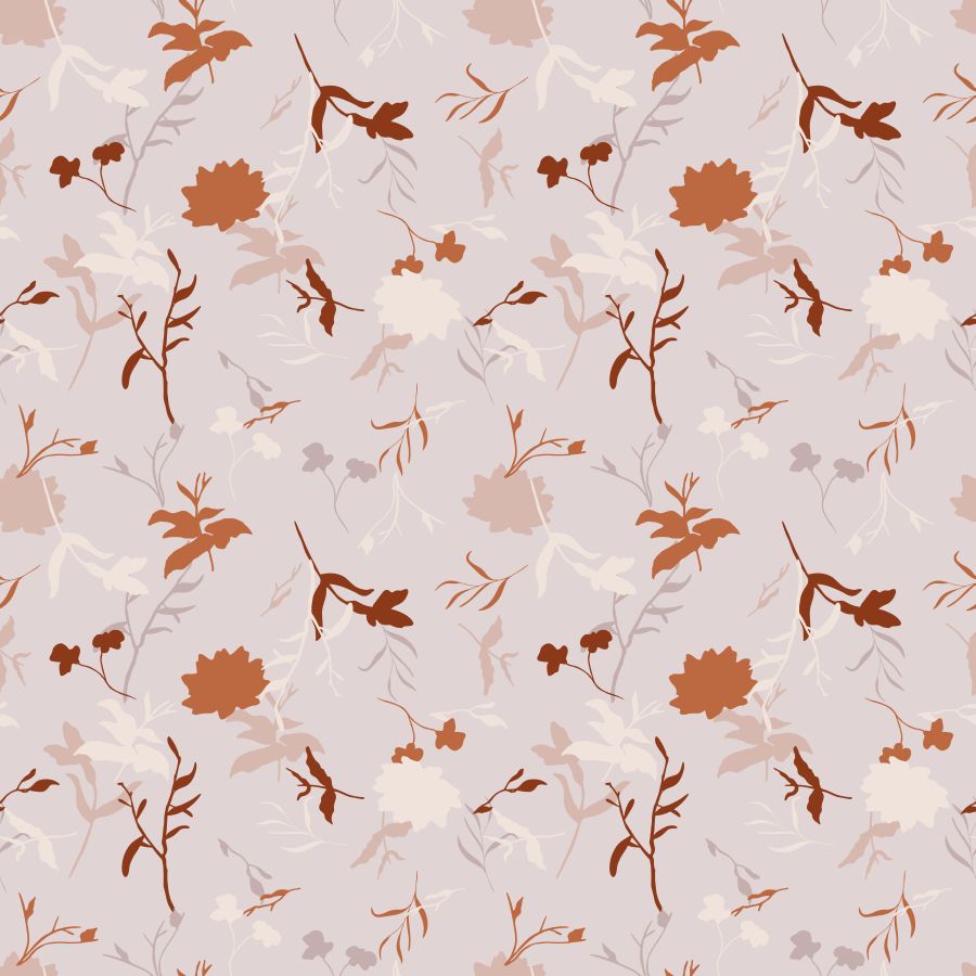 Wycinankowe kwiaty i liście