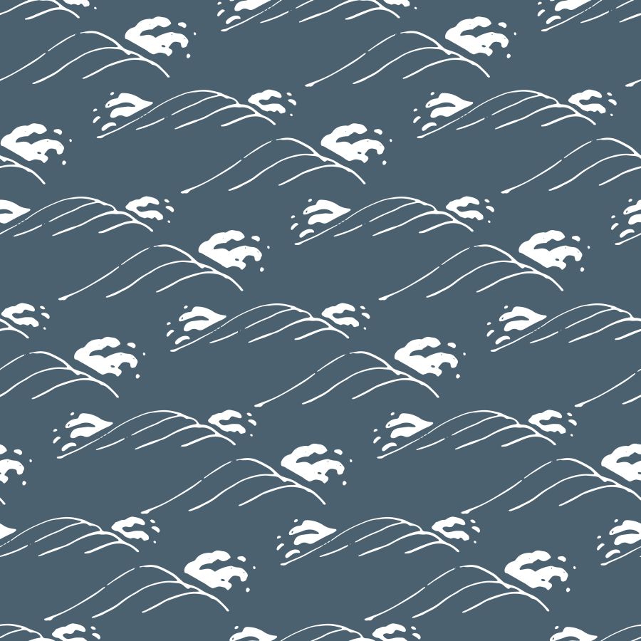 Szaroniebieskie fale