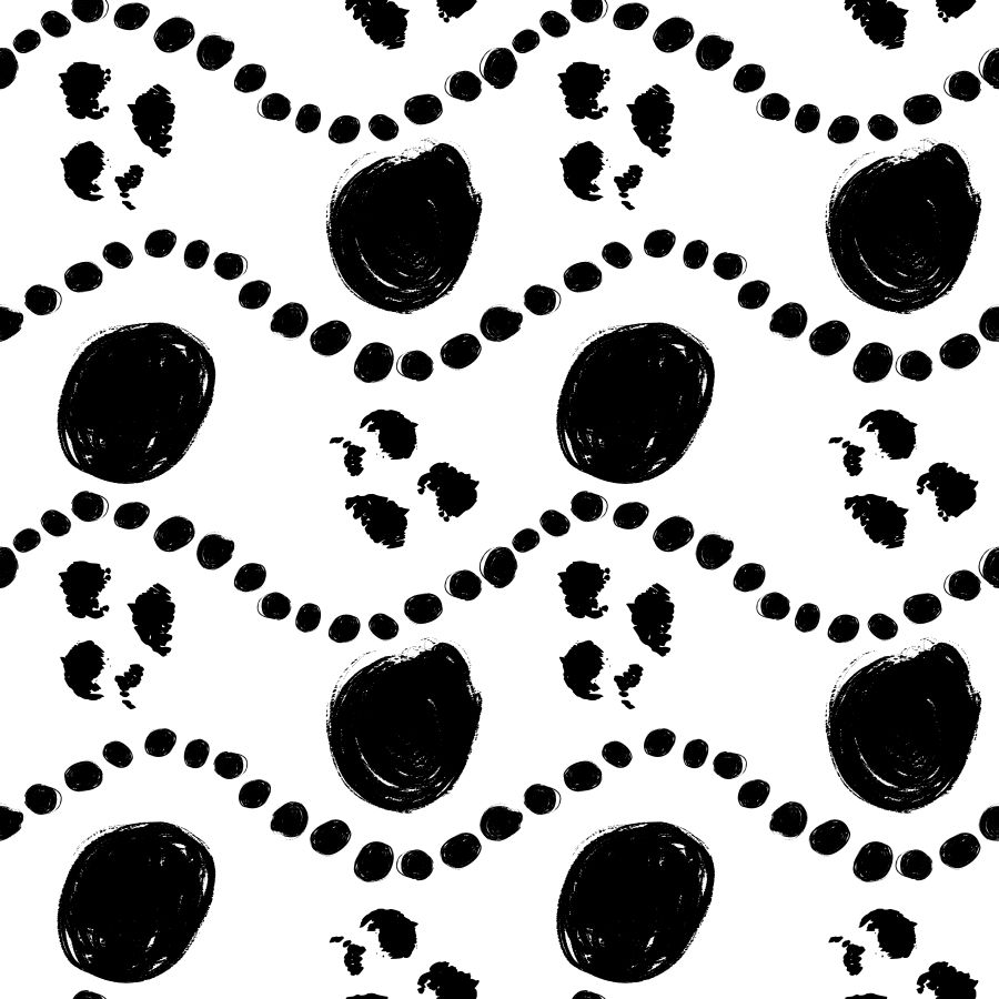 Fale z kropek i kleksy