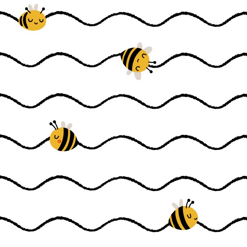 Duże fale i pszczółki