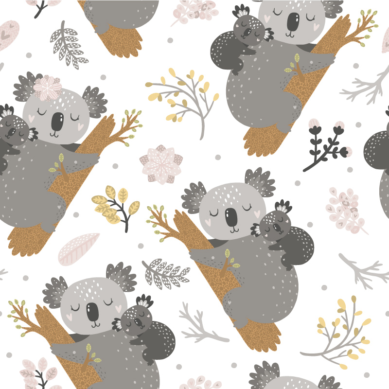 Misie koala na drzewie