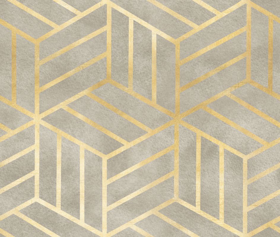 Sześciany w paski na różowym tle