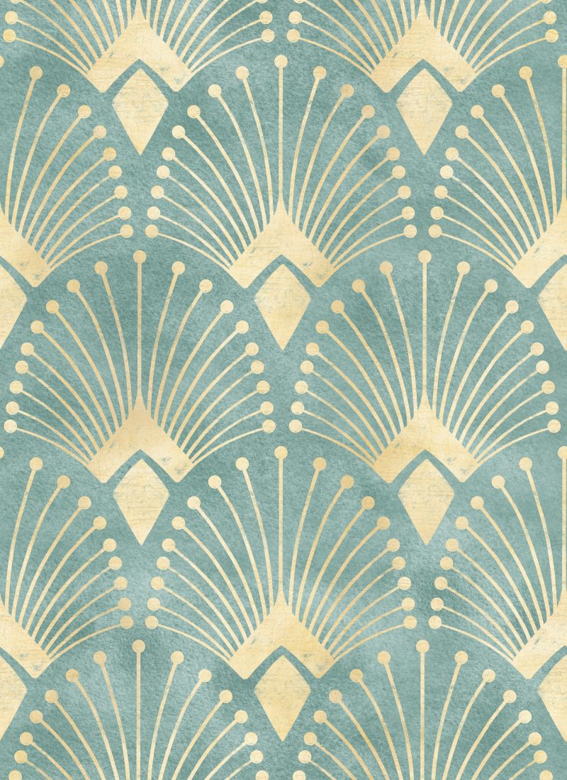 Pawie pióra na niebieskim tle