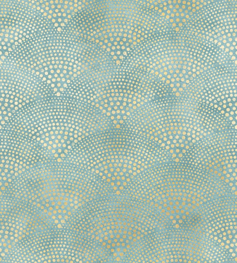 Łuki z beżowych kropek na niebieskim tle