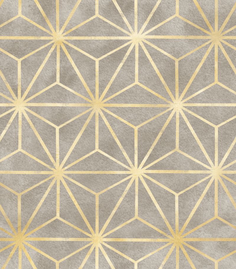 Geometryczne beżowe gwiazdy na brudno-różowym tle