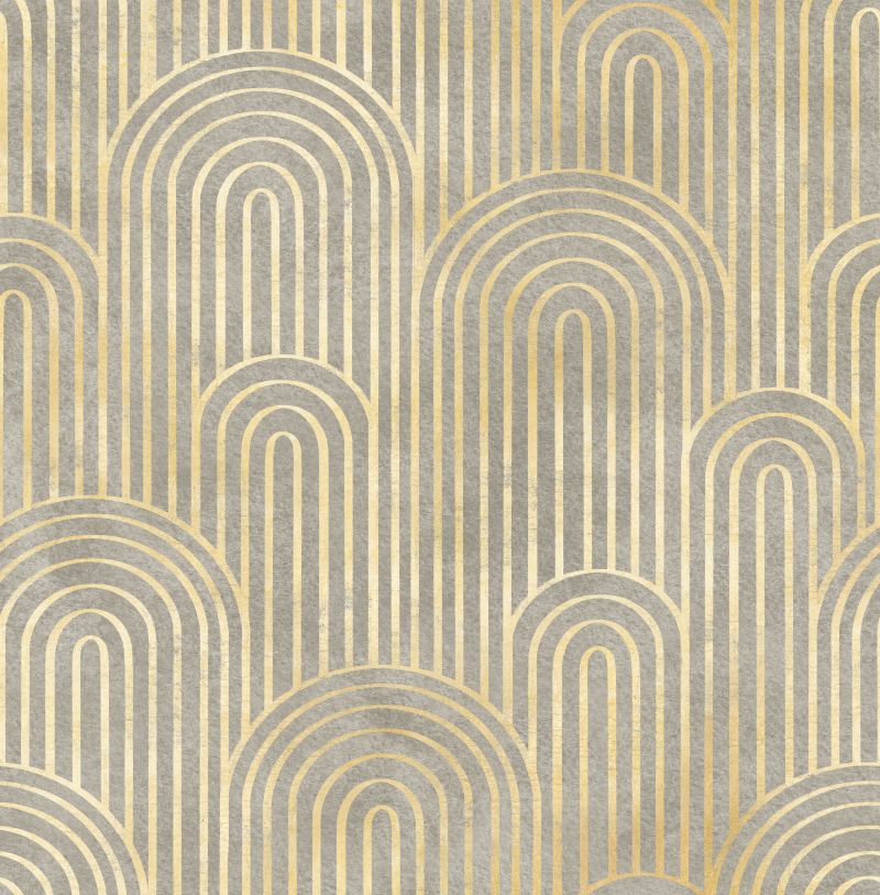 Powielone beżowe łuki na brudno-różowym tle