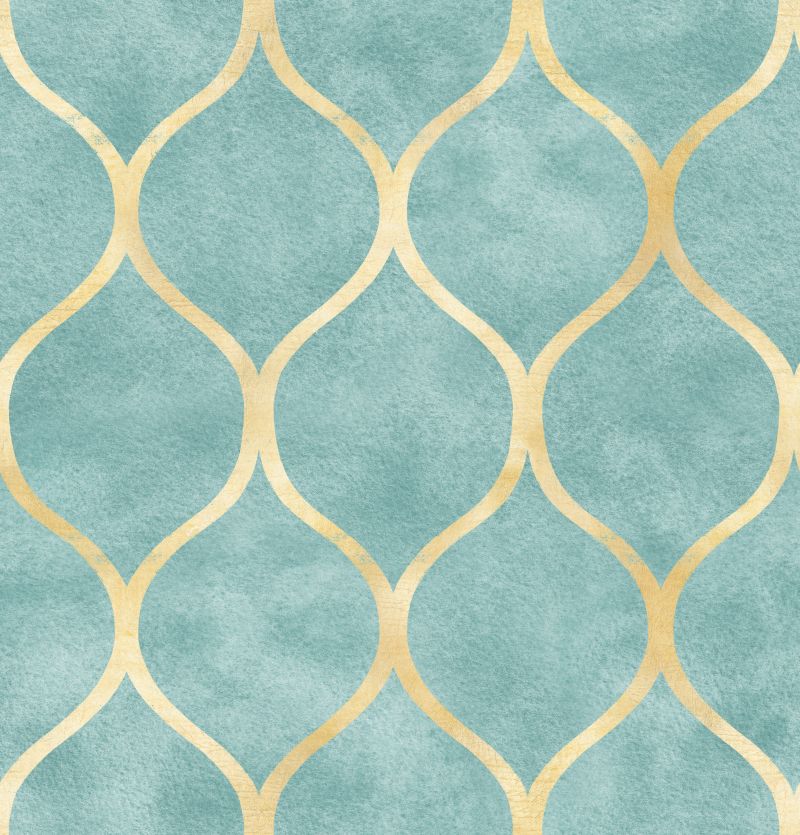 Pionowe beżowe fale na niebieskim tle