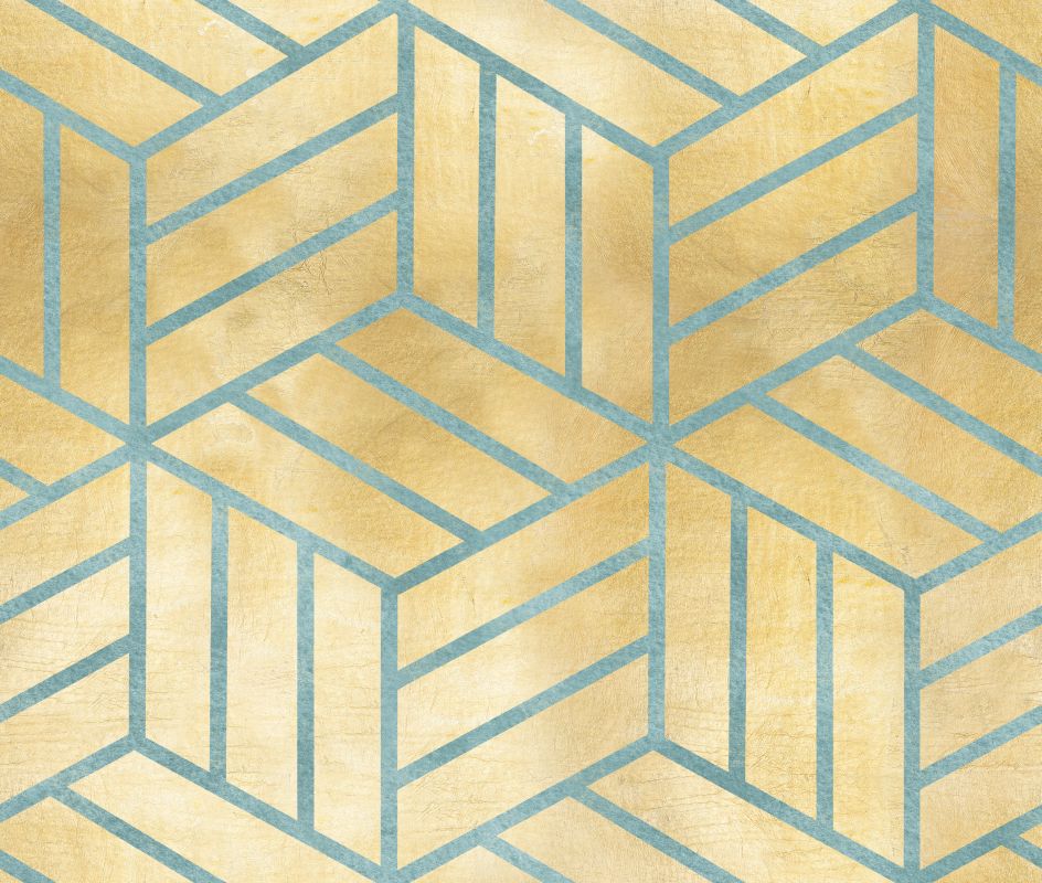 Sześciany w paski na beżowym tle