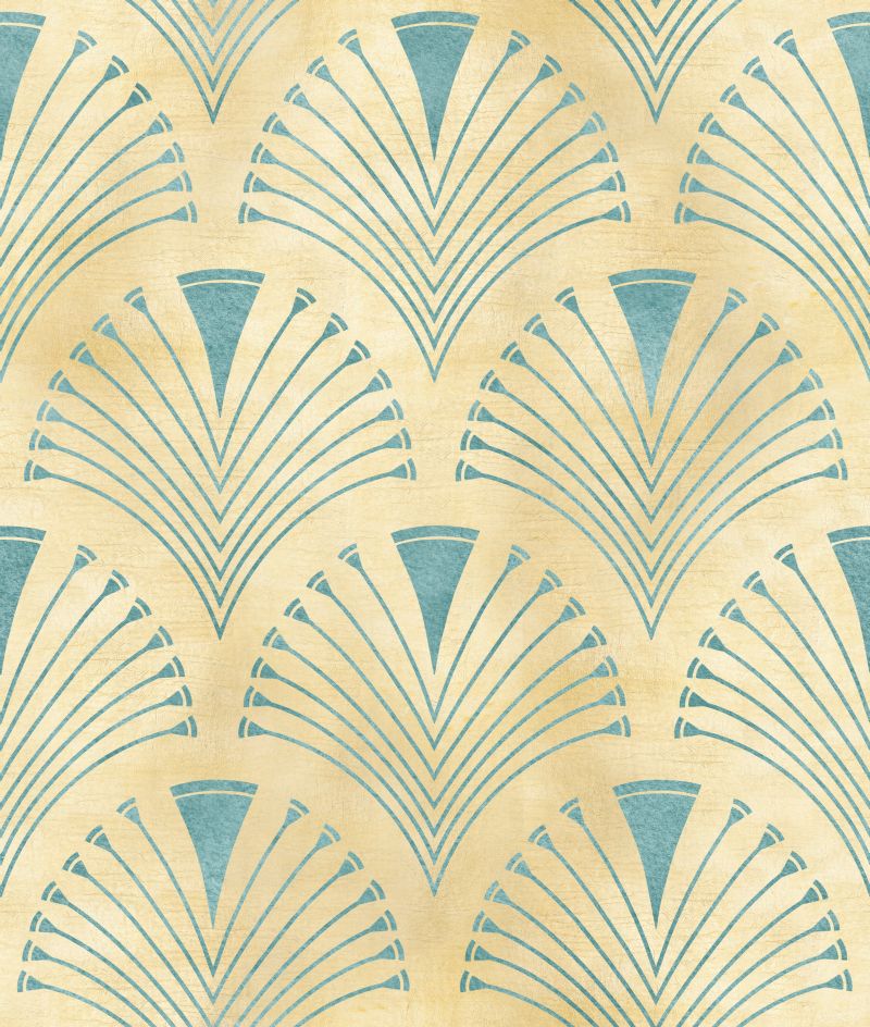 Dekoracyjne wachlarze na beżowym tle