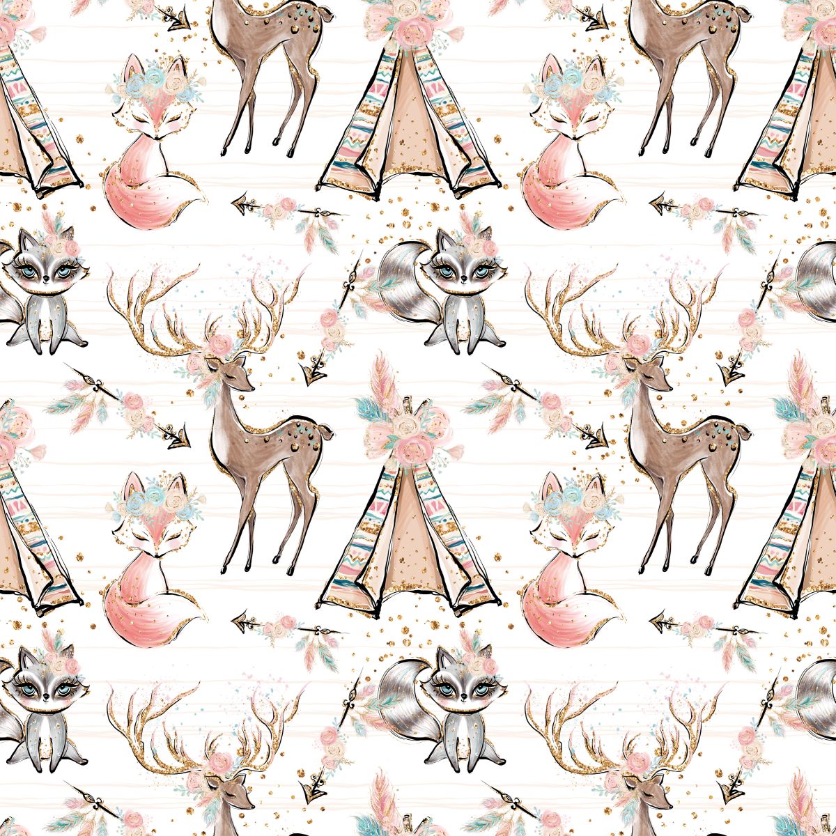 Zwierzątka w stylu boho