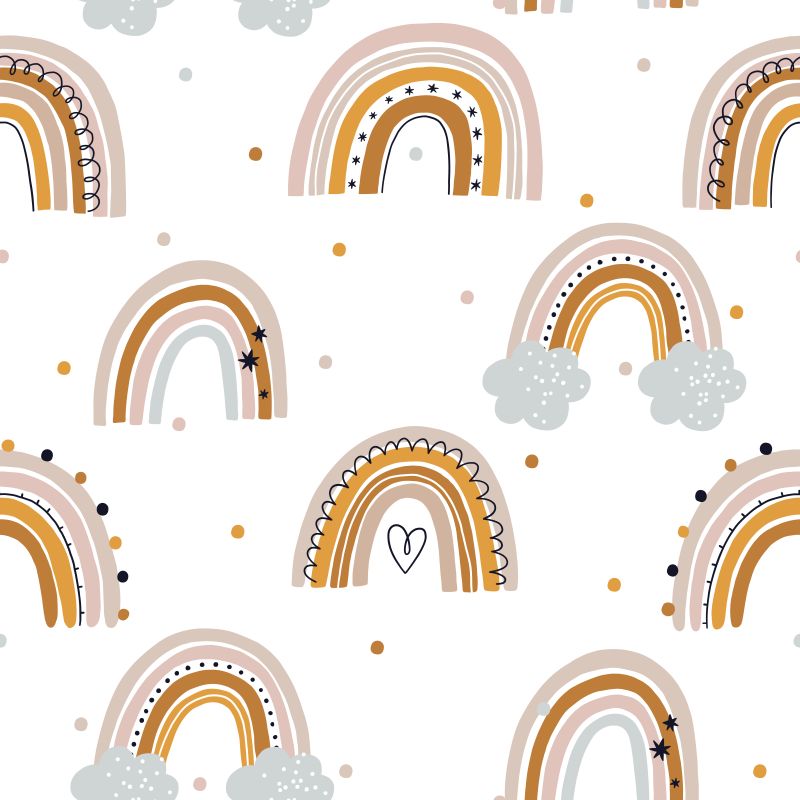 Tęcze, gwiazdki, kropki