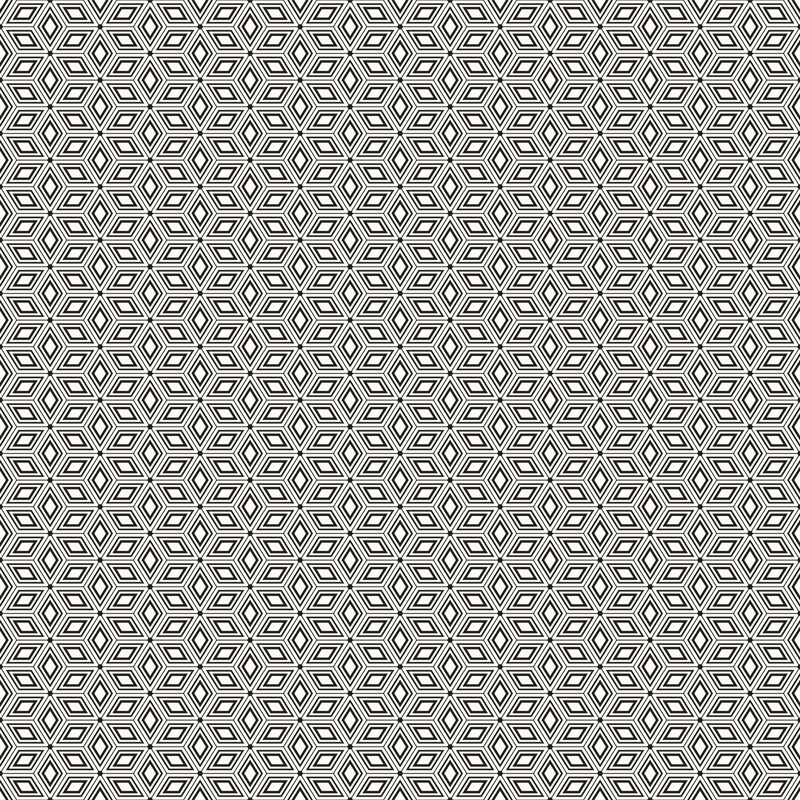 Gwiazdy z czarnych obrysów rombów na jasnym tle