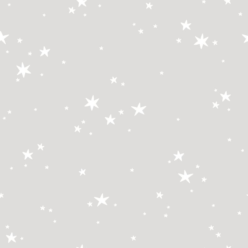 Białe gwiazdki na szarym tle