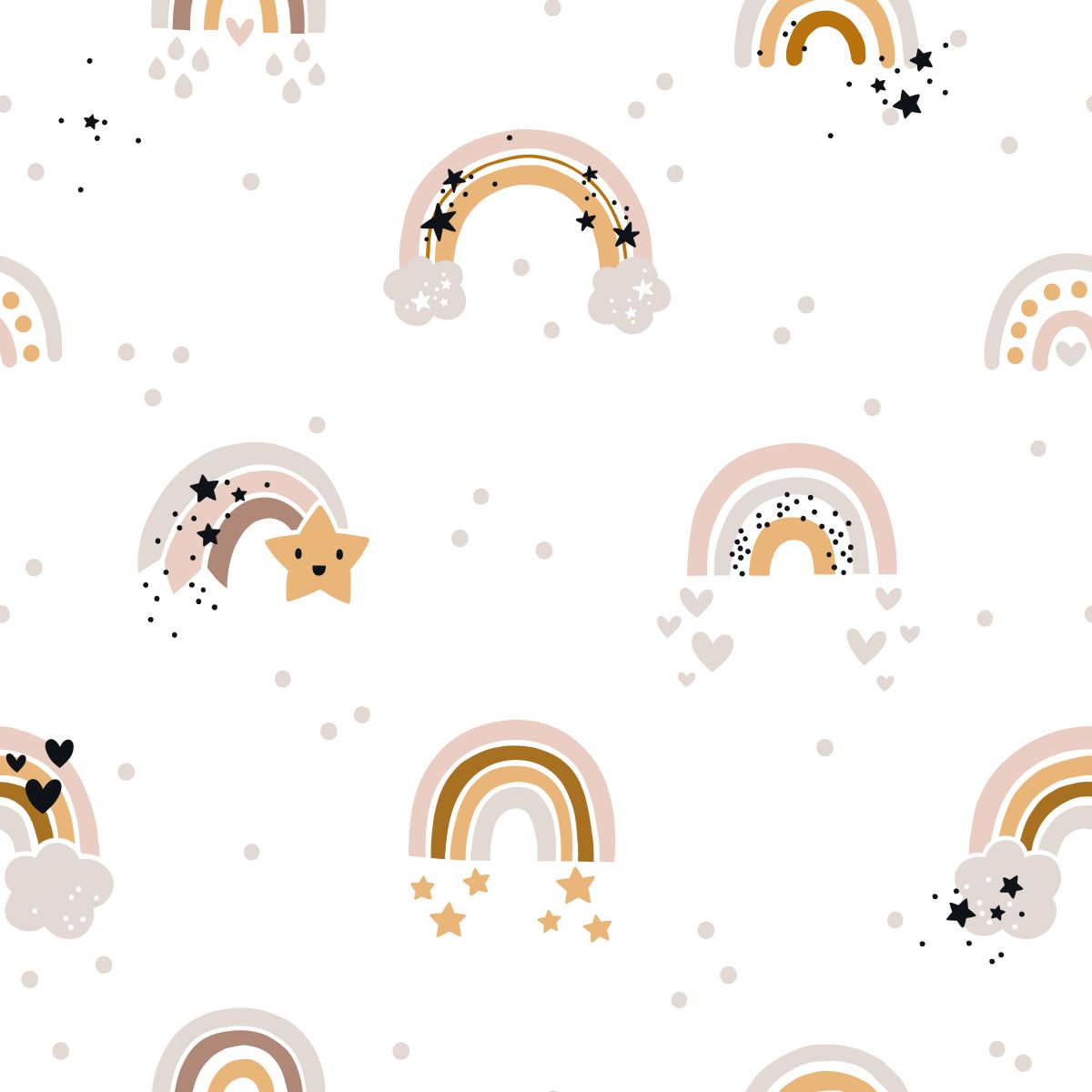 Tęcze, gwiazdki, serduszka