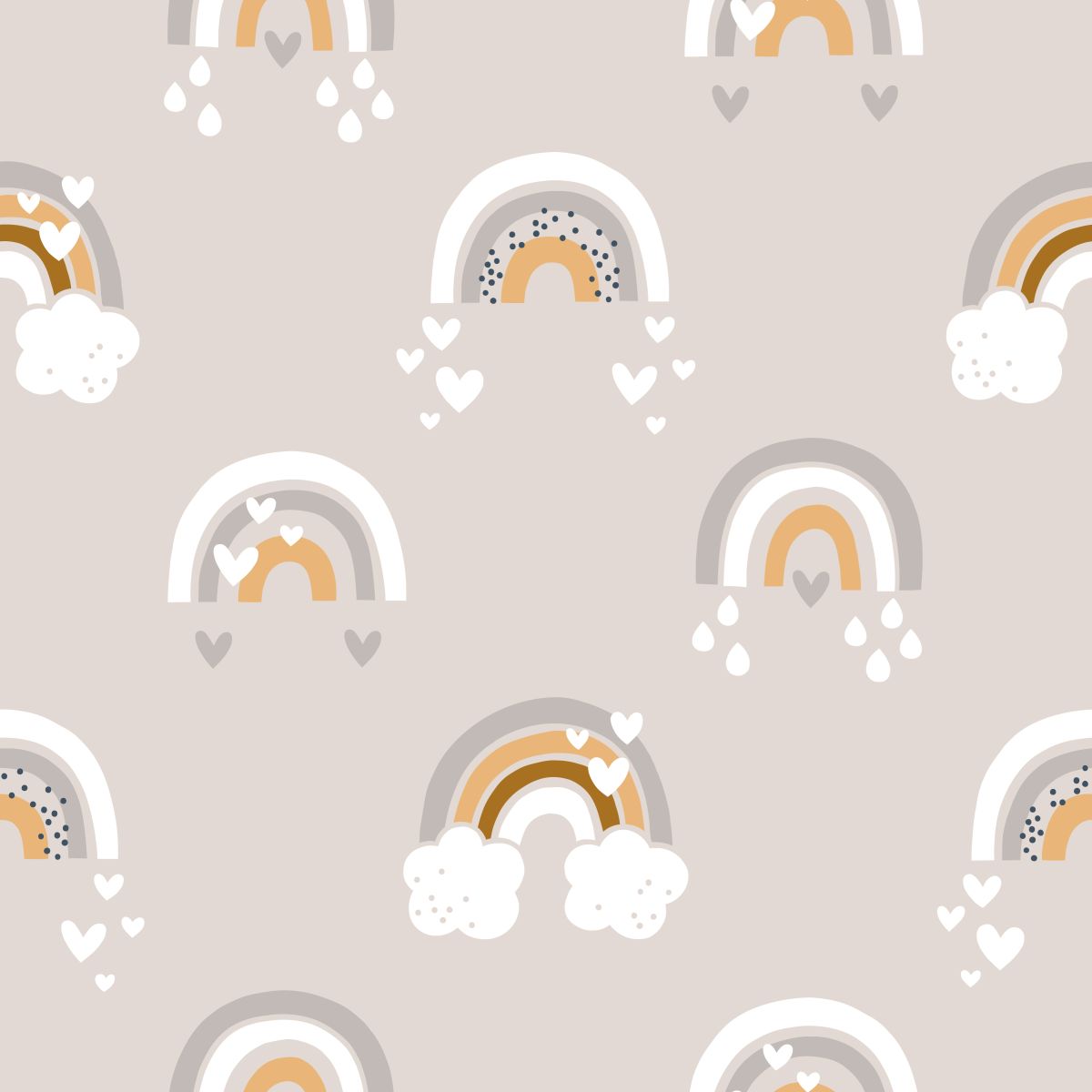 Blade tęcze na beżowym tle