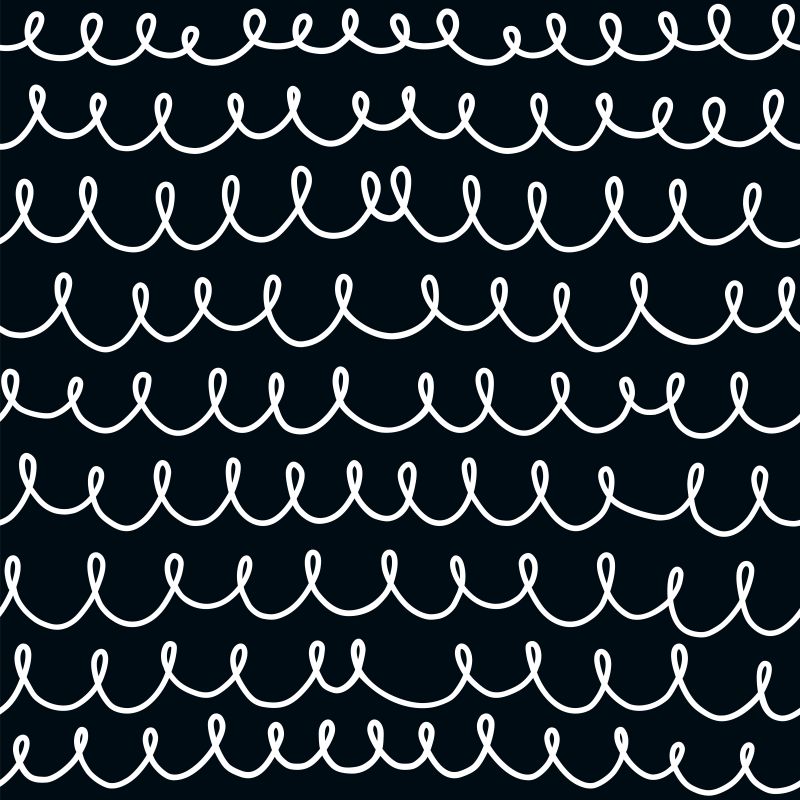 Czarno-białe zawijasy