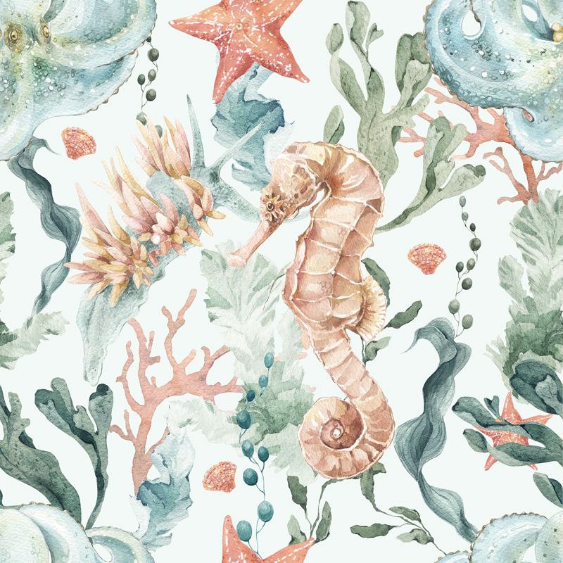 Konik morski i ośmiornica