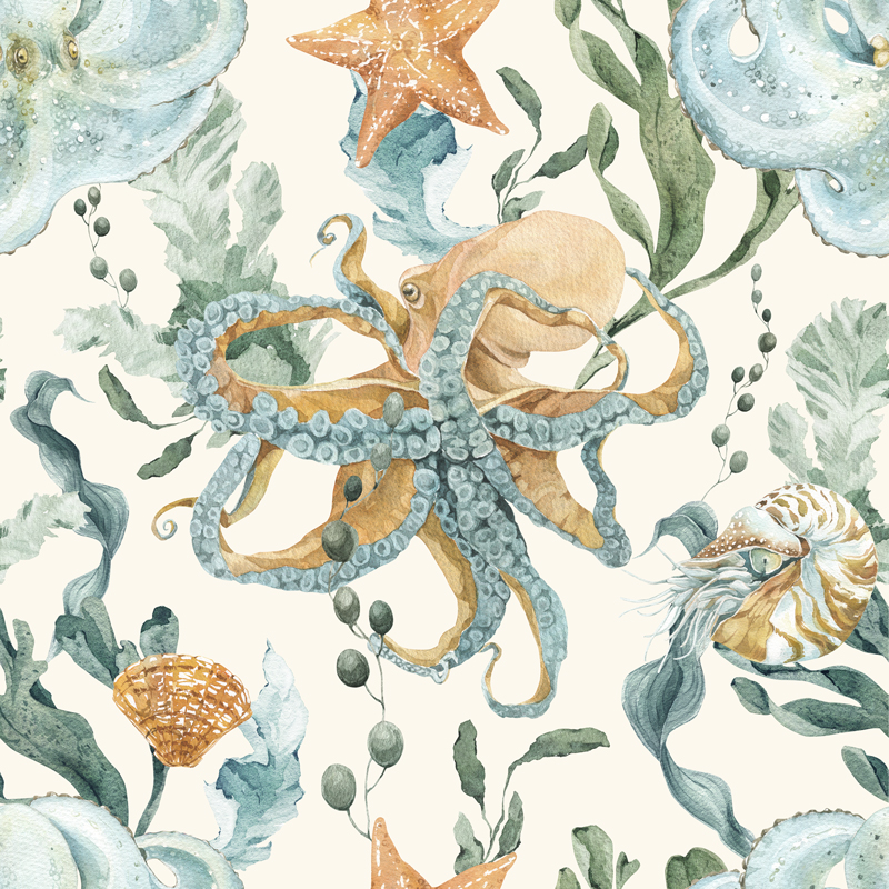 Ośmiornica i rozgwiazdy