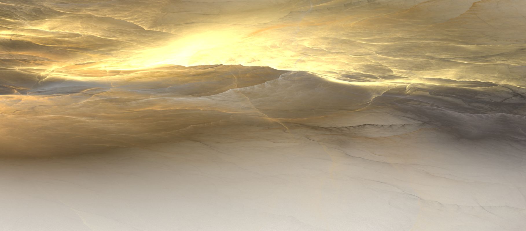 Zachód słońca na biegunie