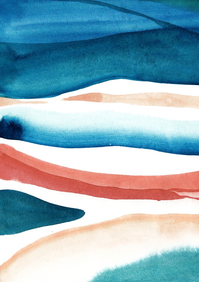 Akwarelowe pasy