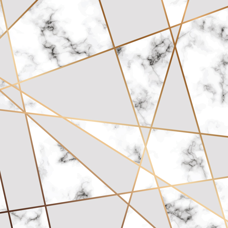 Marmurowe, nieregularne trójkąty