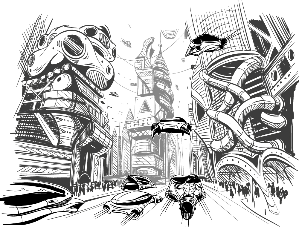 Futurystyczne miasto