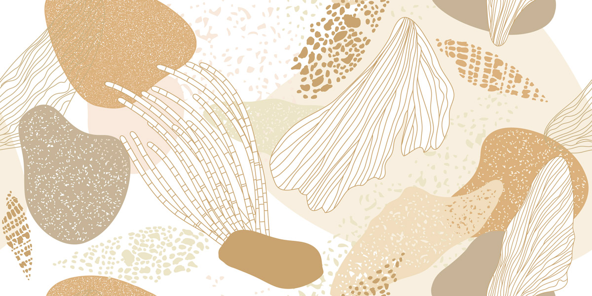 Morskie dno w kolorach ziemi