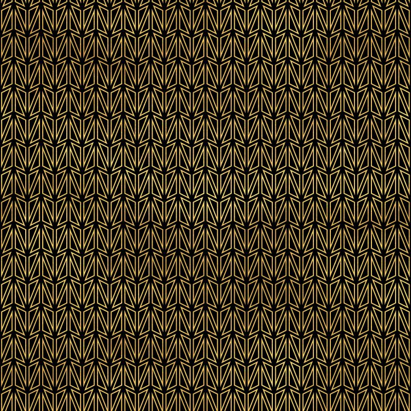 Geometryczny wzór z trójkątów na czarnym tle