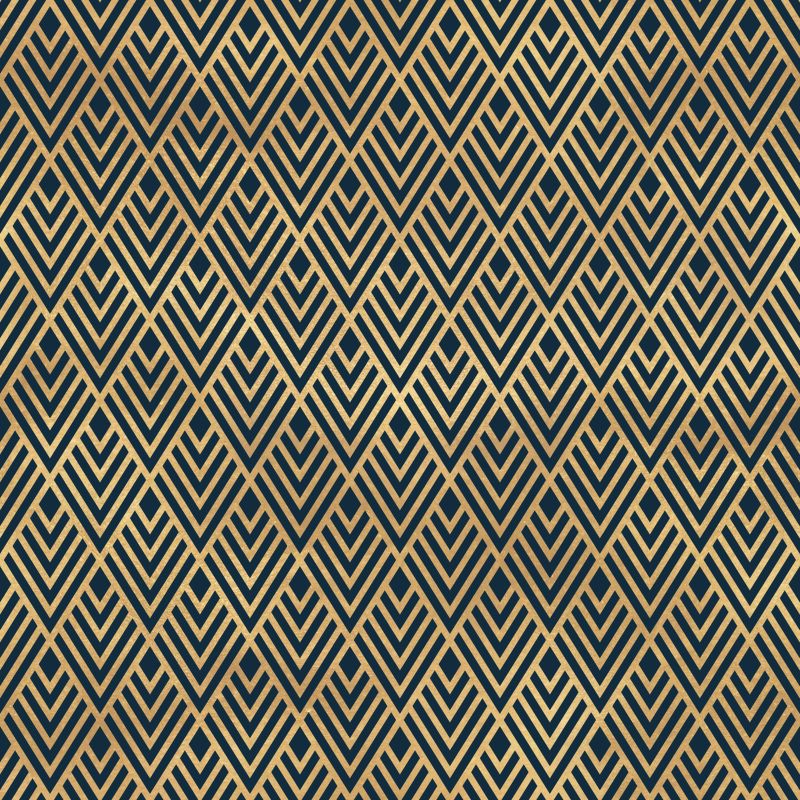 Geometryczny wzór, jodełka na granatowym tle