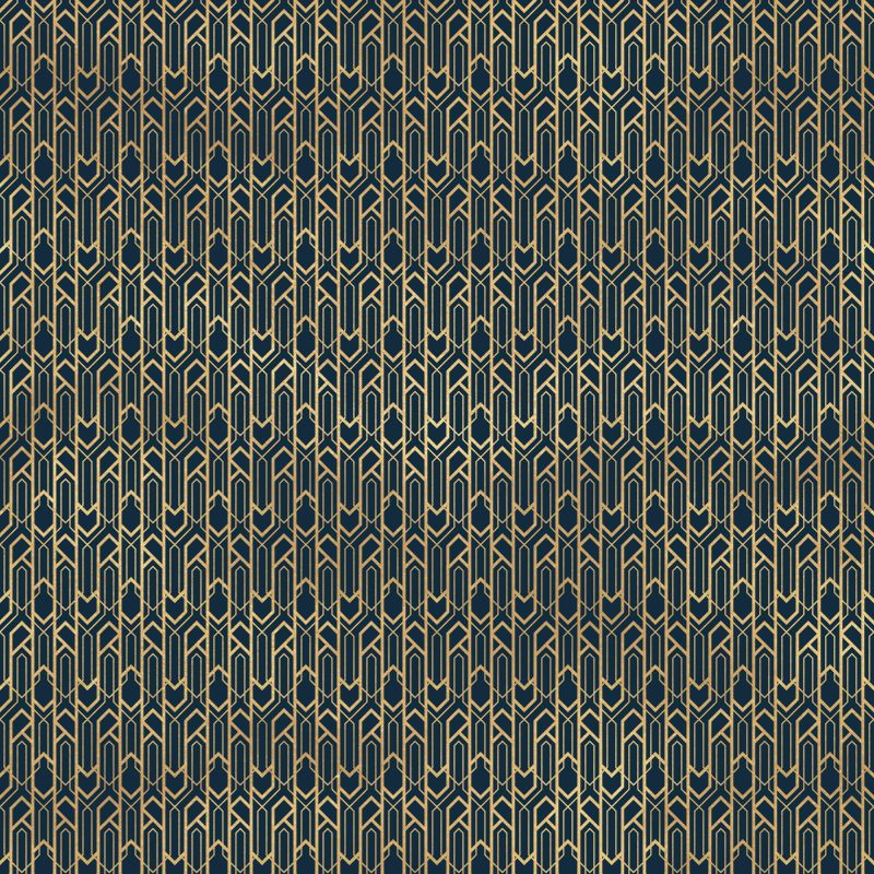 Jasne łańcuszki na granatowym tle