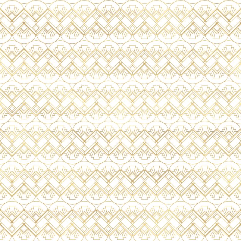 Poziomy dekoracyjny wzorek na białym tle