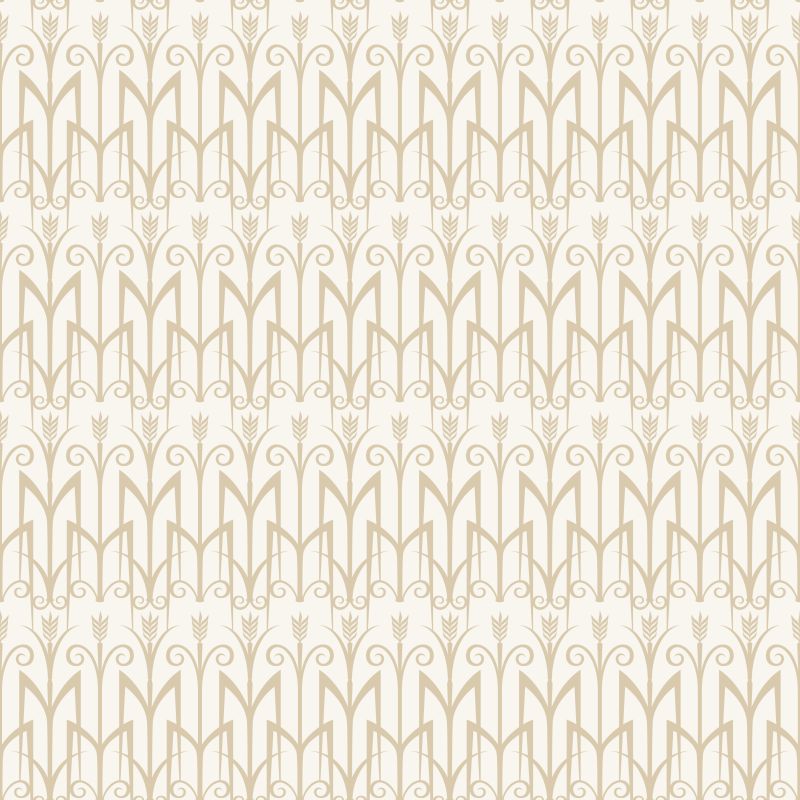 Ozdobny wzór retro w beżu