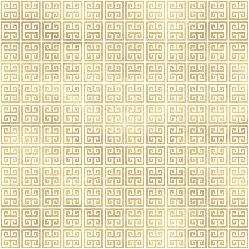 Greckie geometryczne ślimaki na białym tle