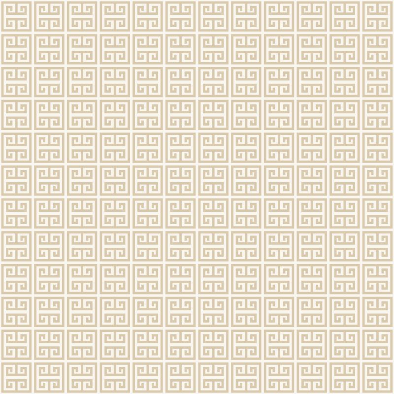 Beżowy ornament w stylu greckim