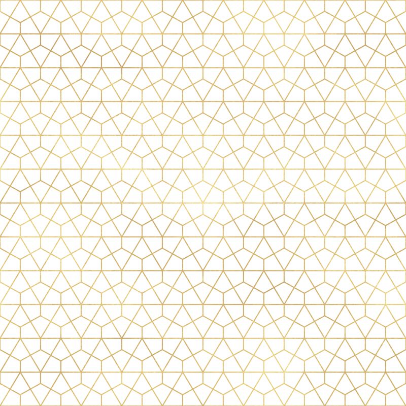 Delikatne obrysy wielokątów na białym tle