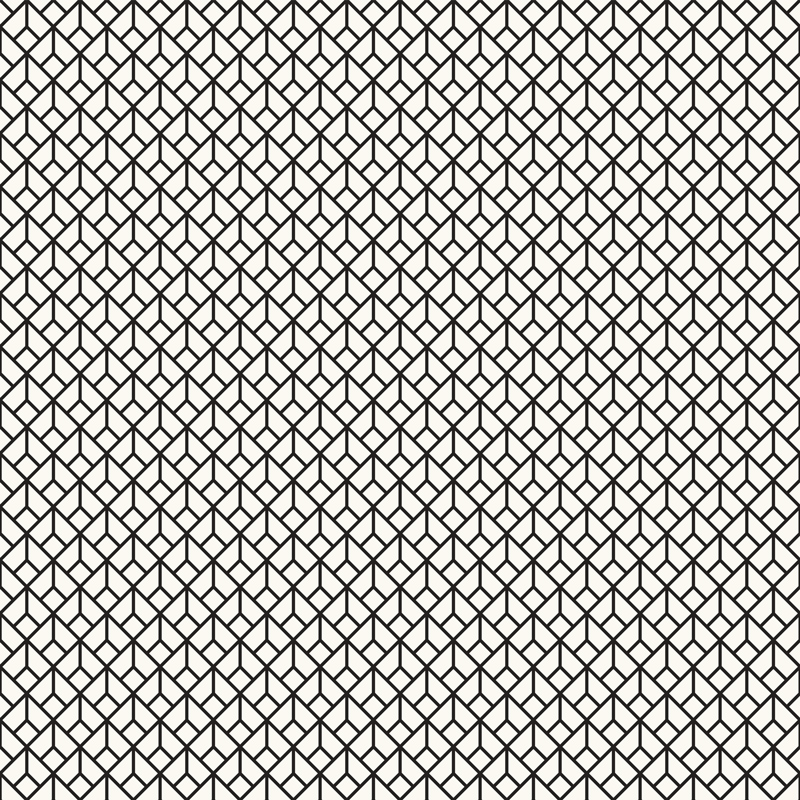 Drobne, czarne sześciany na jasnym tle