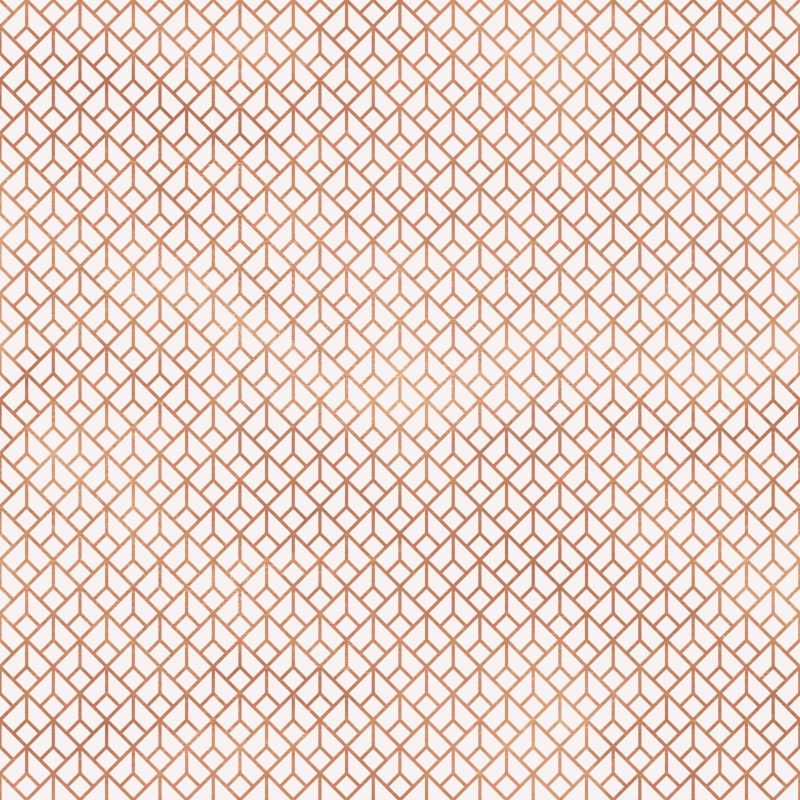 Różowe obrysy sześcianów na białym tle