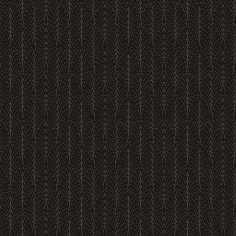 Delikatne, szare łuki na ciemnym tle