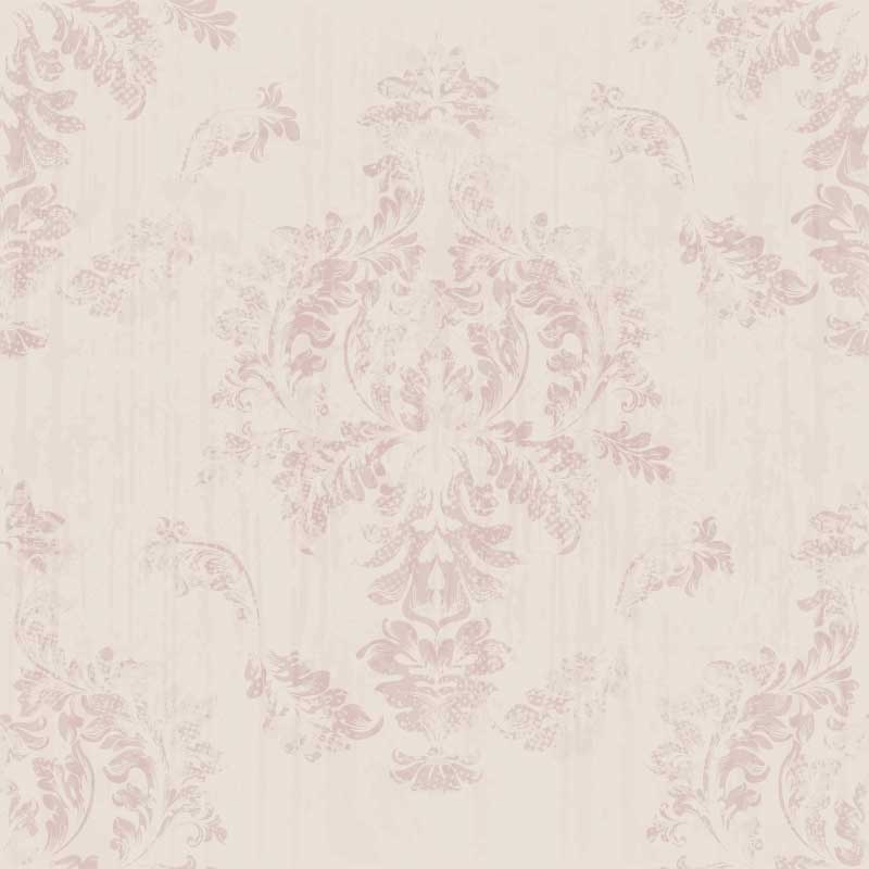 Stary ornament - blady róż