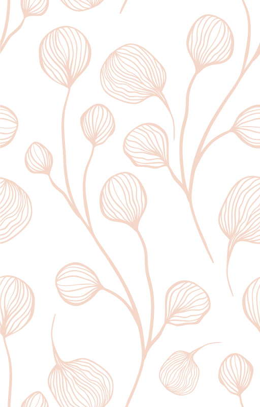 Delikatne beżowe pędy na białym tle