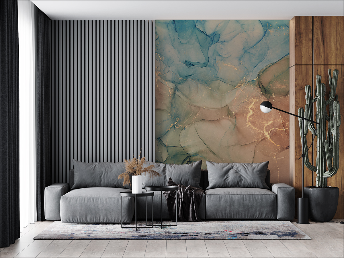 Fototapeta - Wariacja w różu i błękicie - fototapeta.shop