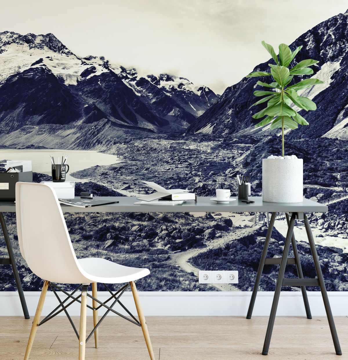 Fototapeta - Skaliste szczyty gór - fototapeta.shop
