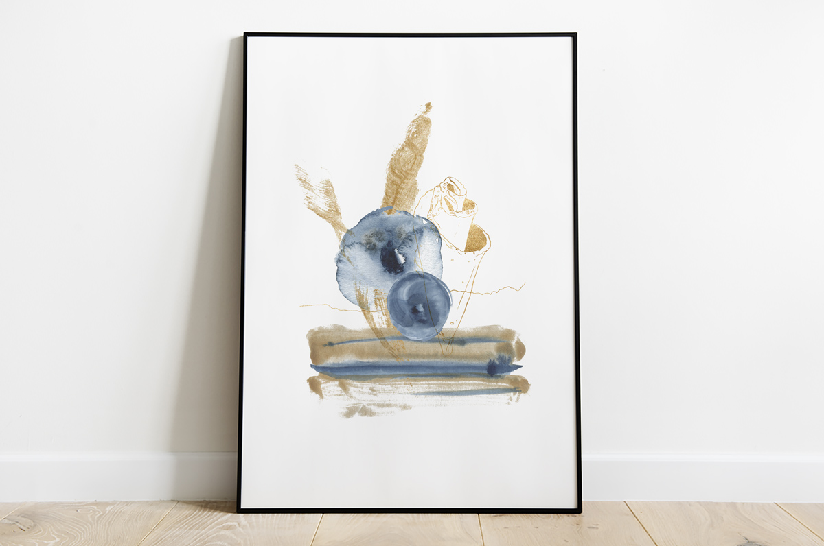 Abstrakcje Deep Blue - Muszla